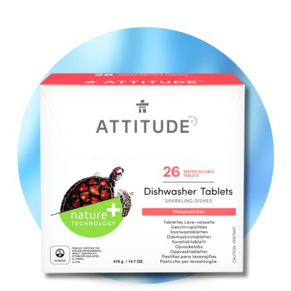 Ekologické tablety do myčky, bez fosfátů, Nature+, 26 dávek