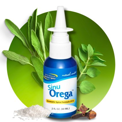 SinuOrega přírodní sprej do nosu s oreganem a bylinami, 60 ml