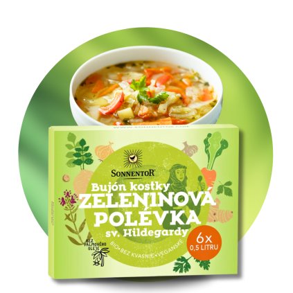 Zeleninová polévka sv. Hildegardy bujón BIO, 6 kostek