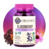 Mykind Organics Elderberry, Černý bez, echinacea, vitamíny, 120 gumídků