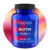 Biotin, 10 000 mcg, 90 kapslí
