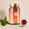 PREMIUM Železo bisglycinát OXYGEN & BLOOD KOMPLEX + B6, B9, B12, vitamín C, kopřiva, červená řepa, rutin (Chelátová forma železa s vysokou vstřebatelností), 60 kapslí