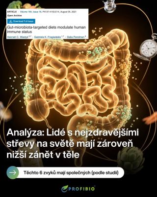 🧬 Vaše střeva nejsou jen na trávení. Je tam až 80 % vaší imunity. Je tam nervový systém, který komunikuje přímo s mozkem....