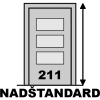 Nadštandard 211 cm