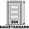 Nadštandard 224 cm