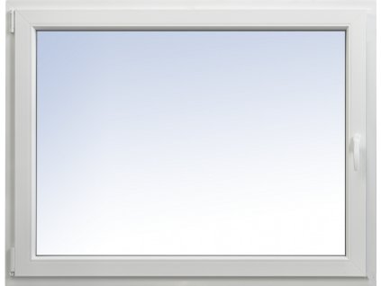 800x600 jednokrídlové plastové okno otváravo-sklopné farebné 2-SKLO