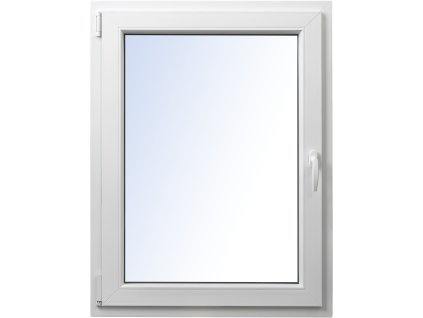 900x1500 jednokrídlové plastové okno otváravo-sklopné farebné 2-SKLO