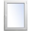 900x1000 jednokrídlové plastové okno otváravo-sklopné