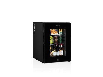TEFCOLD TM 44G  Minibar presklené dvere, čierna
