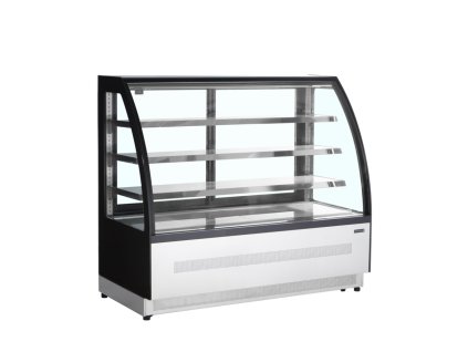 TEFCOLD LPD 1500 C Black  Chladiaca vitrína cukrárska čierna
