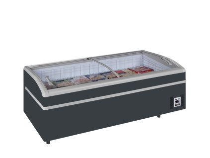 TEFCOLD Shallow 200A-CF  Kombinovaný chladiaci/mraziaci ostrov antracit