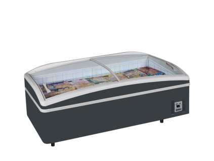 TEFCOLD SHALLOW HEAD A-CF  Kombinovaný chladiaci/mraziaci ostrov antracit