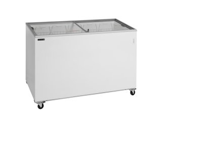 TEFCOLD IC 400 SC  Pultová mraznička presklené rovné veko