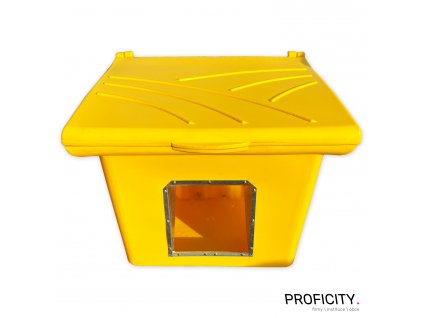 nádoba na posyp 250 litrů s výsypkou Proficity