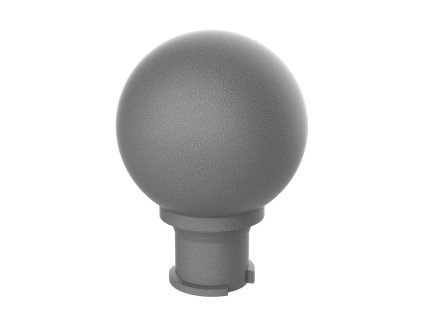 Fabregas Litinový zahrazovací sloupek Bola šedý