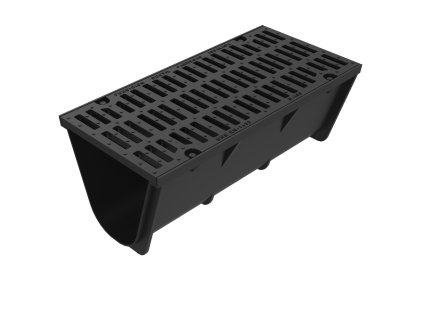 Fabregas Litinový kanál s mřížkou U 500 F 100