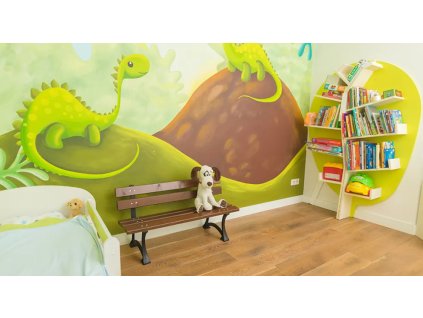 dětská lavička krteček