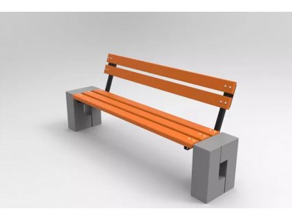 betonová lavička roma