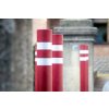 Benito zahrazovací sloupek červený bollard maia 2