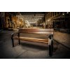 Kovová lavička Centurion (Barevná kombinace Teak)
