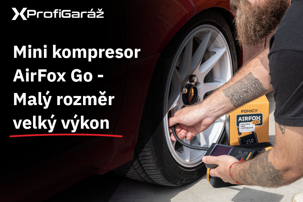 Mini kompresor AirFox Go – Malý rozměr, velký výkon