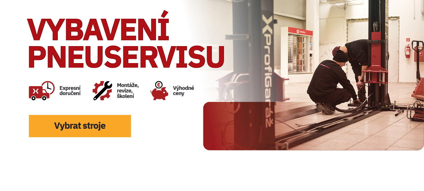 kompletní vybavení vašeho pneuservisu