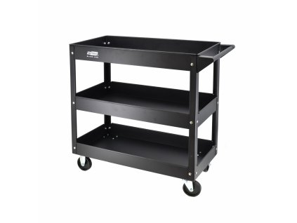 Dielenský vozík s 3 policami 130g Black (1)