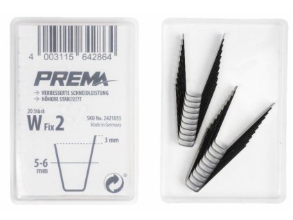Řezací nůž W Fix 2, do prořezávačky dezénů PREMA 5-6mm, 20KS