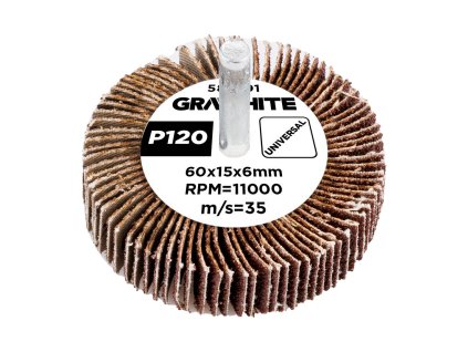 Lamelový kotouč 60 x 15 x 6 mm, P120 58T391