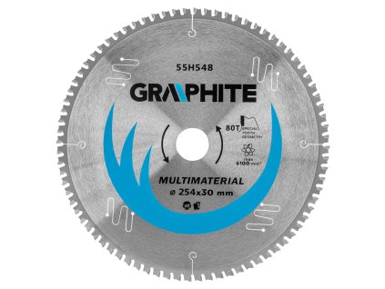 Kotoučová pila, Widia, 254 x 30 mm, 80 zubů, univerzální 55H548