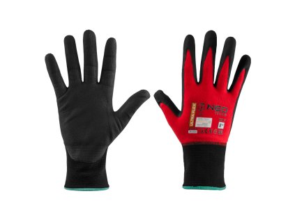Pracovní rukavice Ultraflex, nylon-spandex, polymetylnitrilový (pěnový) povlak, 4131X, velikost 8 97-622-8