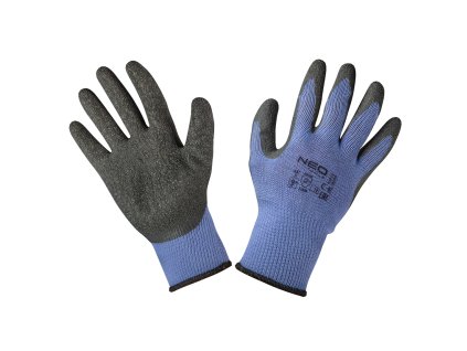Pracovní rukavice, bavlněné s polyesterem potaženým latexem, 2143X, velikost 9 97-640-9