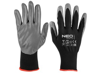 Pracovní rukavice, polyester s povrchovou úpravou ntrylemx, 4131X, velikost 7 97-647-7