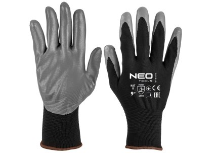Pracovní rukavice, polyester s povrchovou úpravou ntrylemx, 4131X, velikost 9 97-647-9