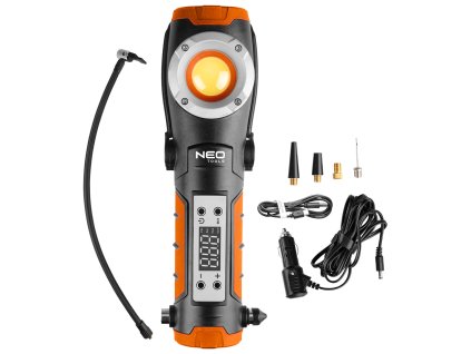 Batériová lampa 800lm s kompresorom 99-130