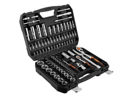 Nástrčné kľúče 1, 4, 1/2 "CrV súprava 94 ks 10-062