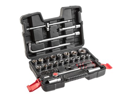 Súprava nástavcových kľúčov 1/4", 1/2", 47 ks 38D550