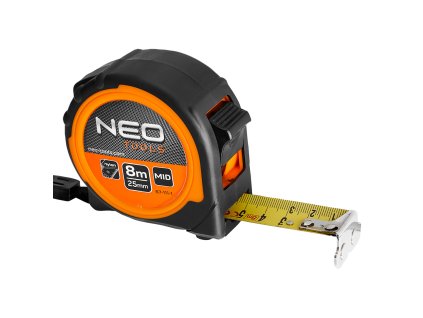 Valcovaný oceľový meter 8 m x 25 mm, magnet 67-111-1