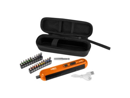 Akumulátorový šroubovák 4V, Li-Ion, USB-C 04-199