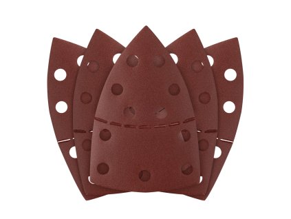 Brusný papír na suchý zip, žehlička 102 x 152 mm, P240, 5 ks, s 11 otvory 58T308