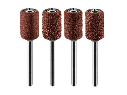 Brusný pás 6,3 mm, K60, K80, K120, K240, sada 100 ks, + trn 3.2 mm, 2 ks 55H076