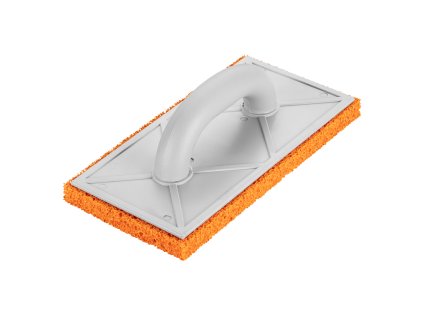 Hladítko s pryžovou houbou 18 mm, 280 x 140 mm, plastová rukojeť 50-222