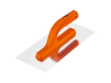 Hladítko se zuby, 270 x 125 mm, zub 4 x 4 x 4 mm, plastová rukojeť 50-205