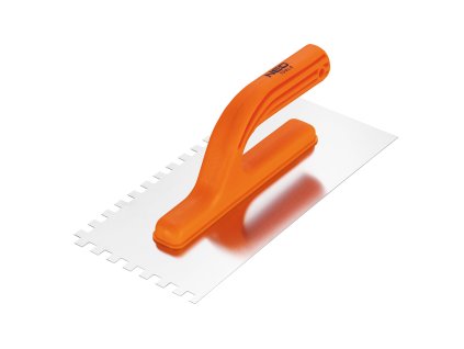 Hladítko se zuby, 270 x 125 mm, zub 8 x 8 x 8 mm, plastová rukojeť 50-203