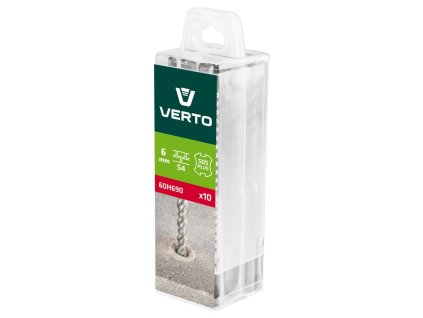 Vrták do betonu SDS Plus, 6 x 110 mm, S4 x 10 ks 60H690