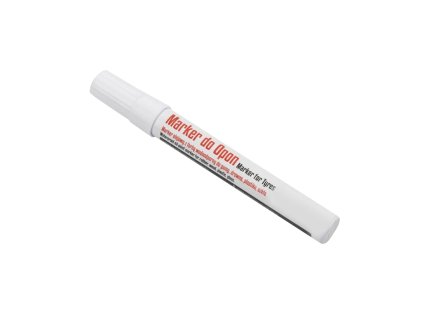 Označovač na pneumatiky - voděodolný, olejový marker bílý, kulatý 2,5mm