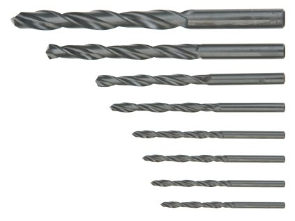 Vrták do kovu, HSS, sada, 3,0 - 10,0 mm, 8 ks 60H708