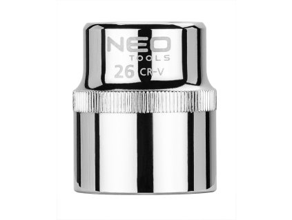 Gola hlavice 6 hraná, 1/2", 26 mm, Superlock 08-026