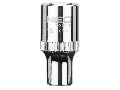 Gola hlavice 6 hraná, 1/4", 5 mm, superlock 08-222
