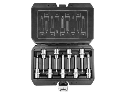 Gola sada 1/2" torx 100mm, 9 ks sada 08-708